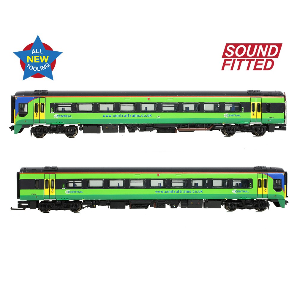 Graham Farish 371-862SF Class 158 2-Car DMU 158856 Central Trains N Gauge