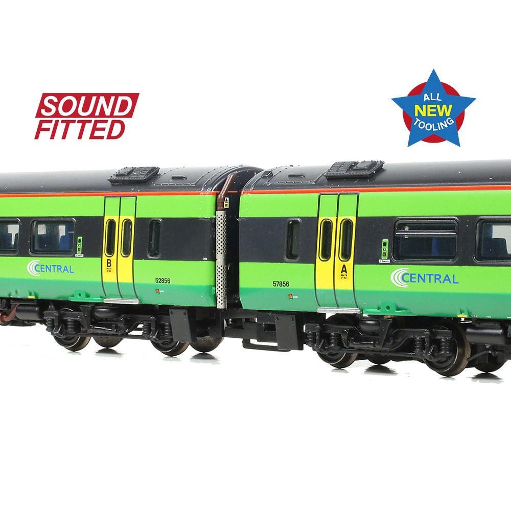 Graham Farish 371-862SF Class 158 2-Car DMU 158856 Central Trains N Gauge