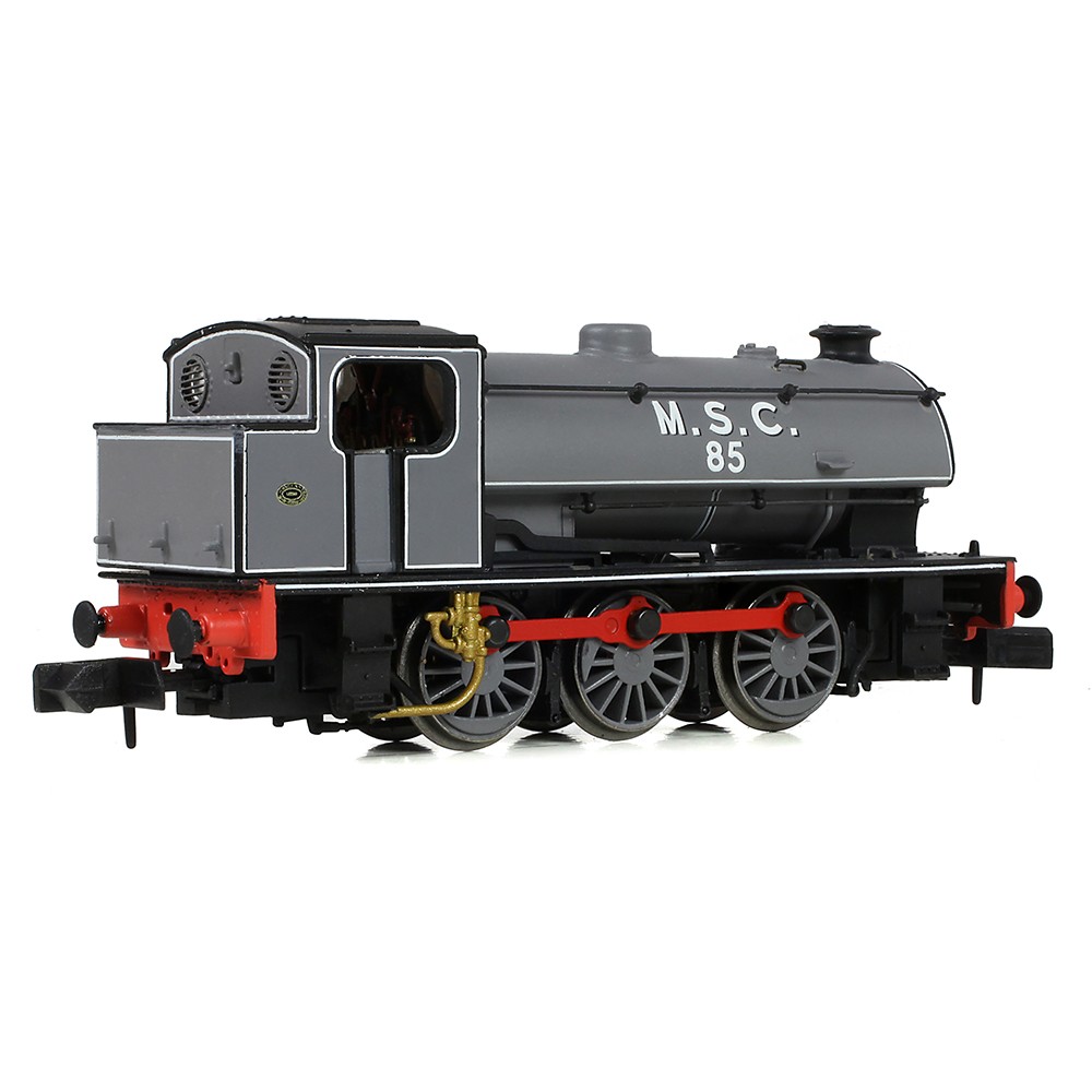 EFE Rail E85508 WD Austerity Saddle Tank 85 M.S.C. (Manchester Ship Canal) Lined Grey N Gauge