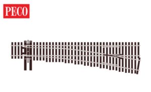 Peco SL-U8361 Unifrog Turnout, 6th Radius, Right Hand OO Gauge