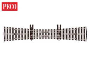 Peco SL-U8363 Crossing, #6 Radius, Double Slip OO Gauge