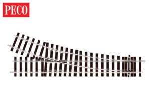 Peco ST-U750 Unifrog Right Hand Turnout O Gauge