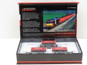 Revolution Trains RT-PFA002-E PFA Container Wagon with British Fuels Containers in N / 2mm Gauge TRIPLE PACK - (Pack E)