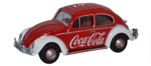 OXFORD DIECAST 76VWB009CC VW Beetle Coca Cola OO Gauge