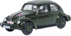OXFORD DIECAST 76VWB012 VW Beetle WRAC Provost British Army Of The Rhine OO Gauge