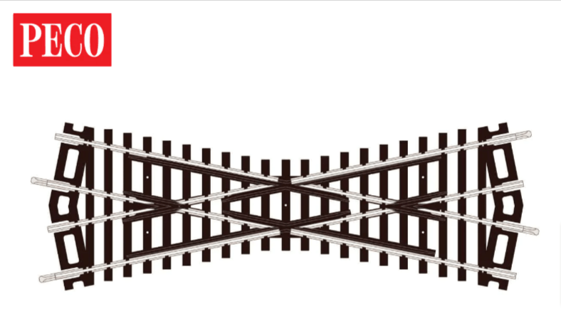 Peco ST-250 Medium Crossing (22½ angle) Insulfrog OO Gauge