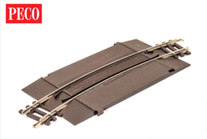 Peco ST-269 No.2 radius Curved Addon Track Unit for level crossing  OO Gauge