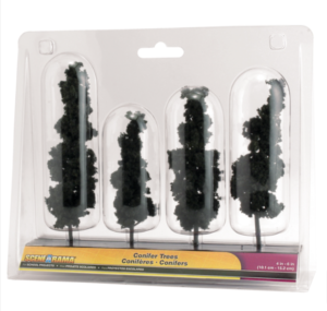 Bachmann SP4151 WSP4151 Conifer Trees WOODLAND SCENICS
