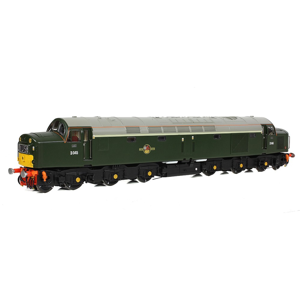 Bachmann 32-491 - Class 40 Centre Headcode D345 BR Green (Small Yellow Panels) - OO Gauge
