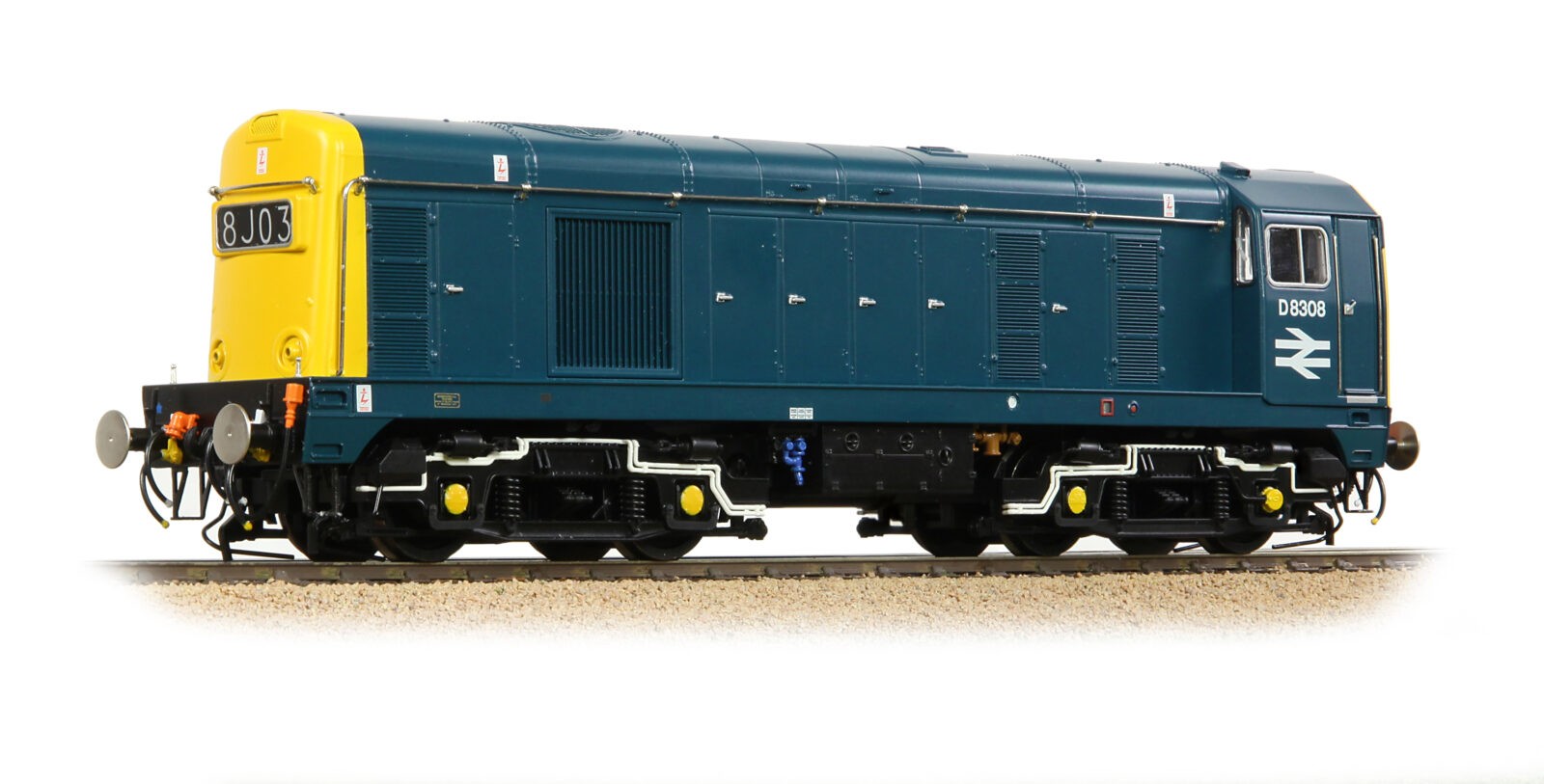 Bachmann 35-359 - Class 20/0 Headcode Box D8308 BR Blue - OO Gauge