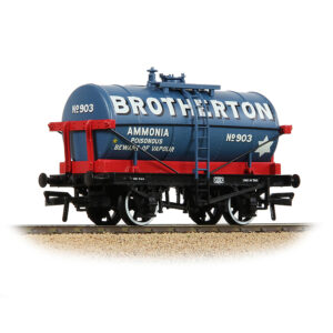 Bachmann 37-690 - 14T Tank Wagon 'Brotherton' Blue - OO Gauge