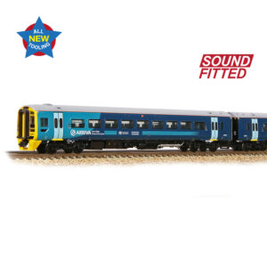 Graham Farish 371-854SF - Class 158 2-Car DMU 158824 Arriva Trains Wales (Revised) - N Gauge