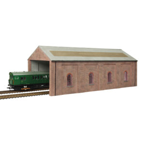 Scenecraft 44-0183R - Electric Train Depot Red - OO Gauge