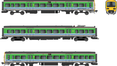 Dapol 4D-323-001S Class 323 323203 Regional Railways Centro DCC Sound Fitted - OO Gauge
