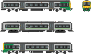 Dapol 4D-323-003S Class 323 323213 London Midland DCC Sound Fitted - OO Gauge