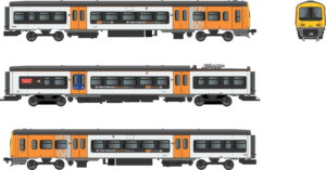 Dapol 4D-323-005S Class 323 323241 West Midlands Trains DCC Sound Fitted - OO Gauge