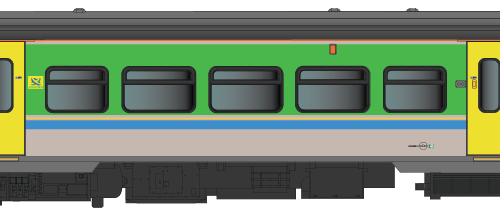 Dapol 4D-323-007D Class 323 323221 Regional Railways Centro Heritage Repaint DCC Fitted - OO Gauge