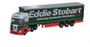 OXFORD DIECAST NMB001 MERCEDES ACTROS CURTAINSIDE EDDIE STOBART - N Gauge