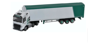 OXFORD DIECAST NVOL4006 VOLVO FH4 WALKING FLOOR A W JENKINSON N Gauge