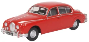 OXFORD DIECAST - 76JAG2007 JAGUAR MKII CARMEN RED - OO gauge