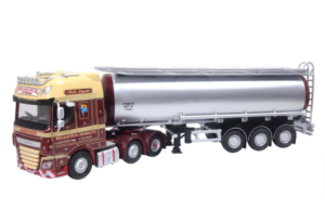 OXFORD DIECAST 76DXF006 DAF XF EURO 6 CYLINDRICAL TANKER WILLIAM NICOL- OO gauge