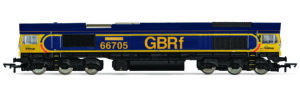 Hornby R30334 GBRf, Class 66, Co-Co, 66705 'Golden Jubilee' - Era 9 - OO Gauge