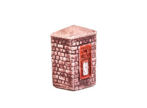 Harburn Hamlet SS339 Post Box in Brick Column - OO Gauge