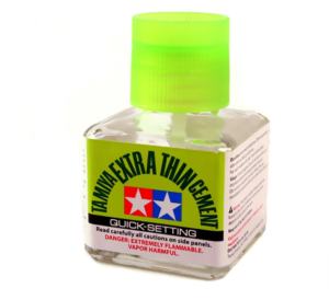 TAMIYA 87182 EXTRA-THIN CEMENT 40ML (QUICK SETTING)