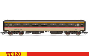 Hornby TT4021 BR Intercity, Mk2F First Open, M3345 - Era 8 - TT Gauge