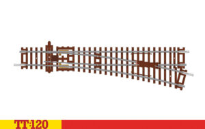 Hornby TT8009 Right Hand Point - TT Gauge