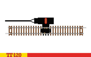 Hornby TT8029 Digital Power Connecting Track - TT Gauge