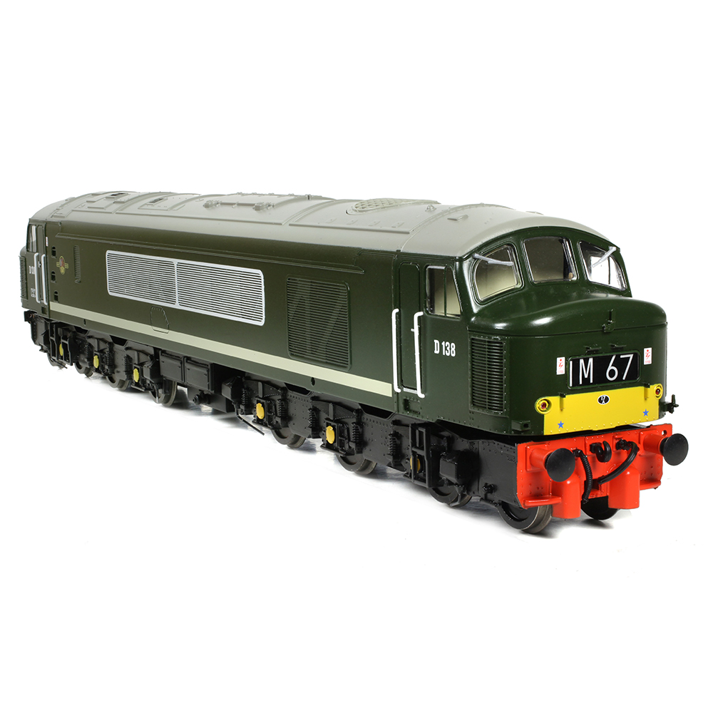 Bachmann Branchline 32-702A Class 46 Centre Headcode D138 BR Green (Small Yellow Panels) - OO Gauge