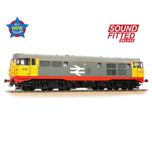 Bachmann Branchline 35-821SFX Class 31/1 Refurbished 31180 BR Railfreight (Red Stripe) - OO Gauge