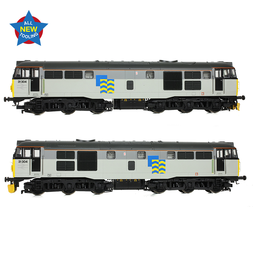 Bachmann Branchline 35-823A Class 31/1 Refurbished 31304 BR Railfreight Petroleum Sector - OO Gauge