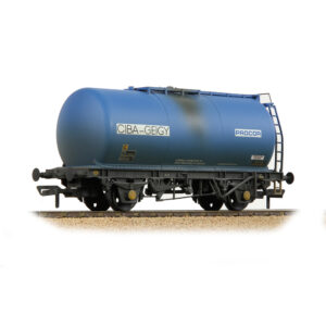 Bachmann Branchline 37-584B BR 45T TTA Tank Wagon 'Ciba-Geigy' Blue [Weathered] - OO Gauge