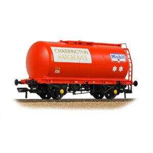 Bachmann Branchline 37-592 BR 45T TTA Tank Wagon 'Charrington Hargreaves/Mobil' Red - OO Gauge