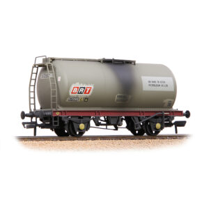 Bachmann Branchline 37-594A BR 45T TTA Tank Wagon Esso Grey (Unbranded) [Weathered] - OO Gauge