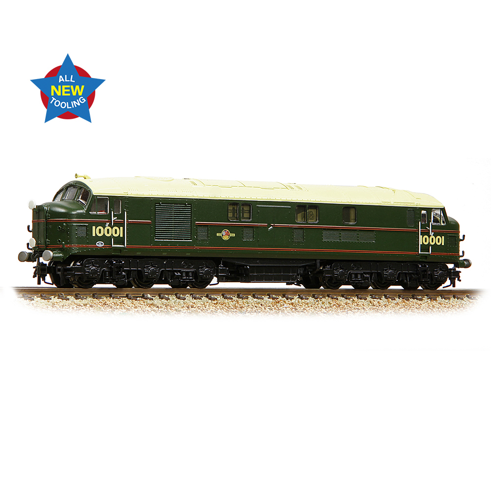 Graham Farish 372-917 LMS 10001 BR Lined Green (Late Crest) - N Gauge