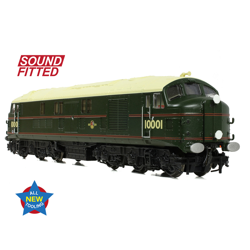 Graham Farish 372-917SF LMS 10001 BR Lined Green (Late Crest) - N Gauge