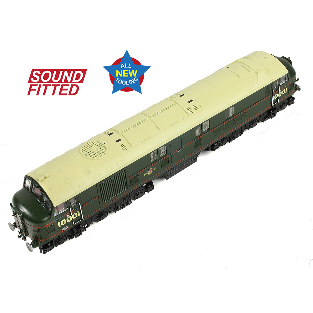 Graham Farish 372-917SF LMS 10001 BR Lined Green (Late Crest) - N Gauge