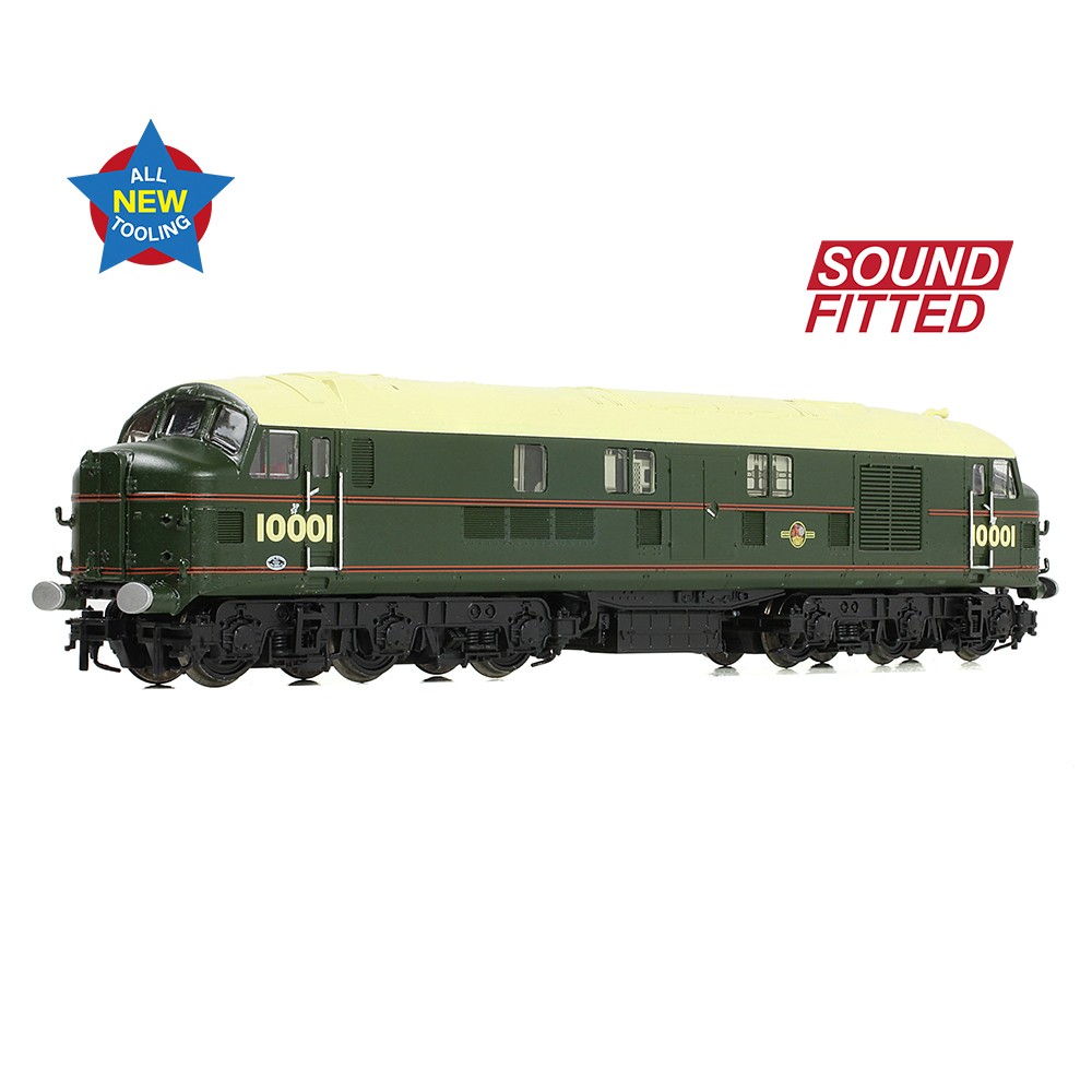 Graham Farish 372-917SF LMS 10001 BR Lined Green (Late Crest) - N Gauge