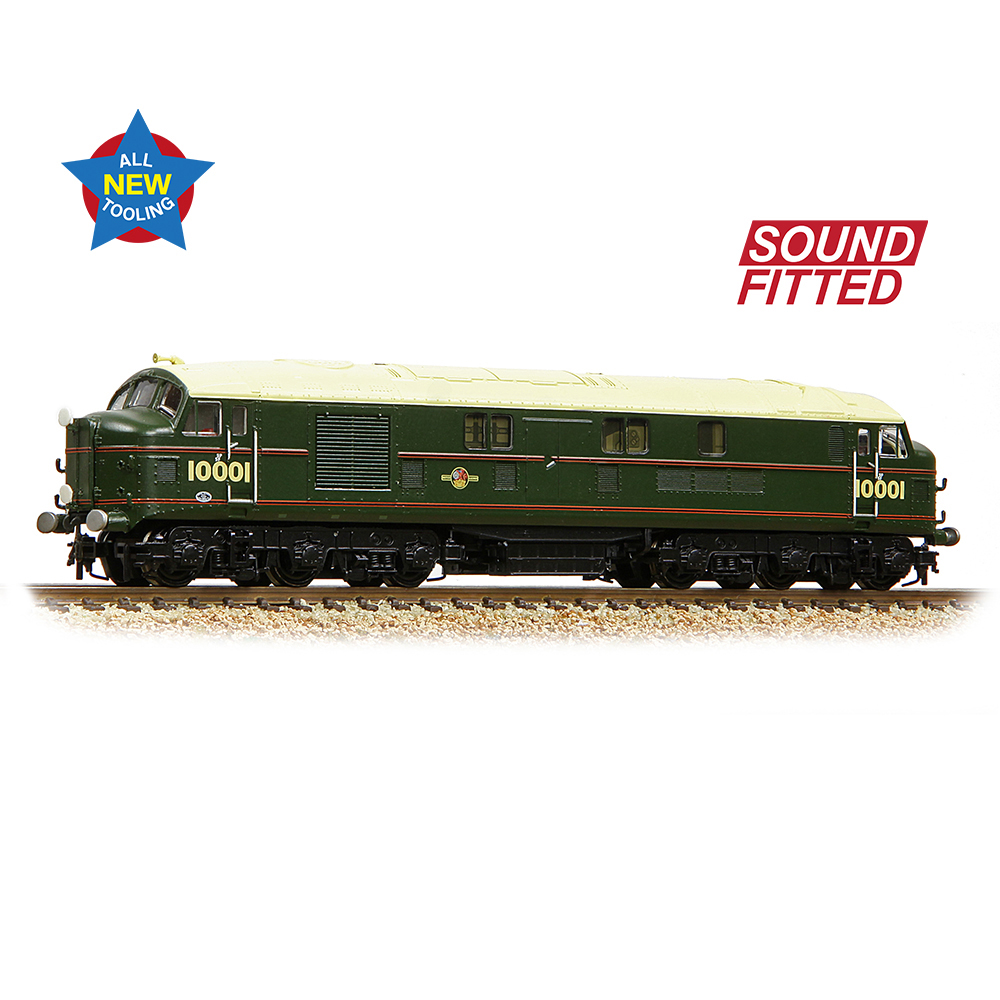 Graham Farish 372-917SF LMS 10001 BR Lined Green (Late Crest) - N Gauge