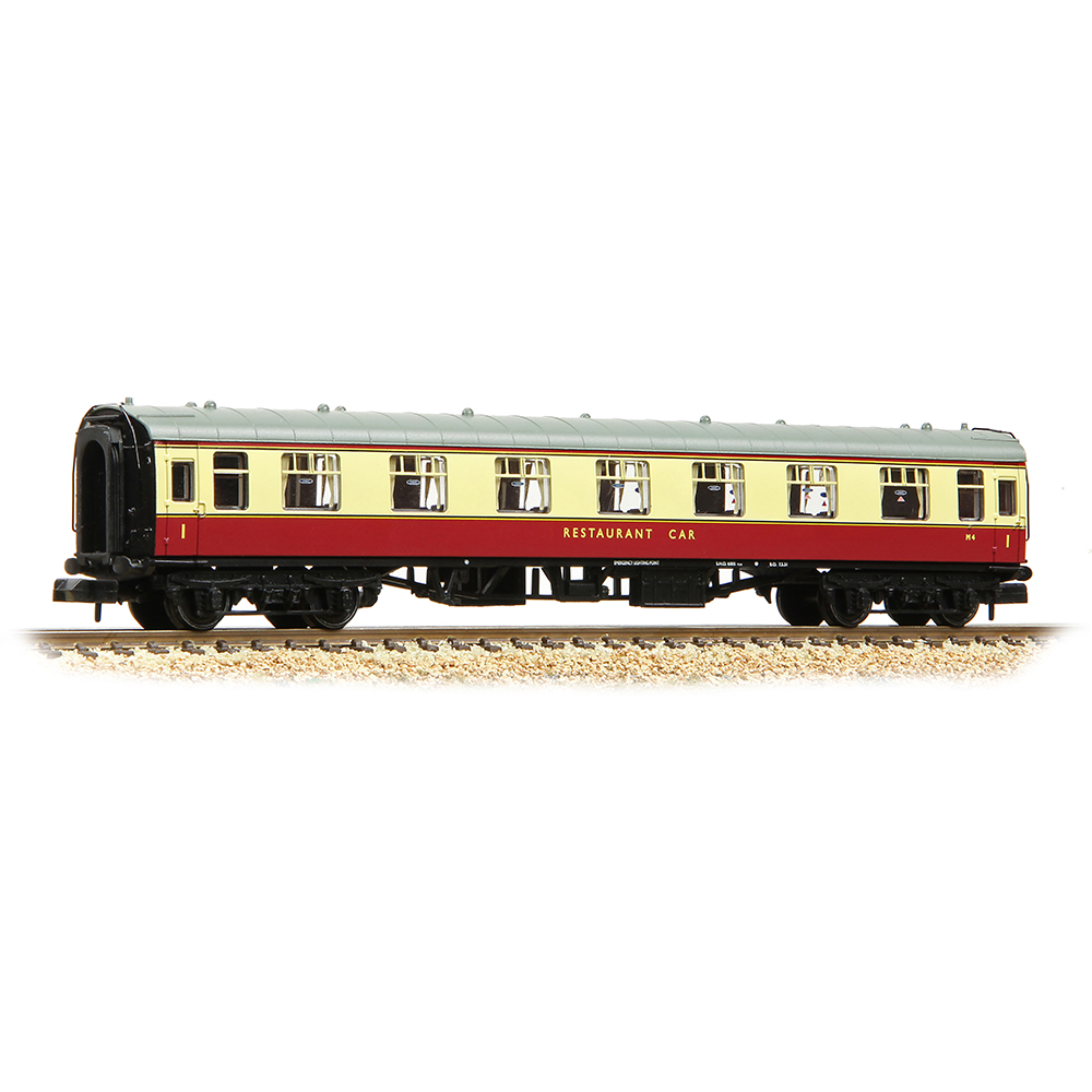 Graham Farish 374-807A BR Mk1 RFO Restaurant First Open BR Crimson & Cream - N Gauge