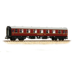 Graham Farish 374-808A BR Mk1 RFO Restaurant First Open BR Maroon - N Gauge