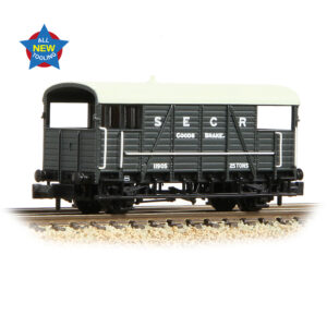 Graham Farish 378-025A SE&CR 25T 'Dance Hall' Brake Van SE&CR Grey - N Gauge