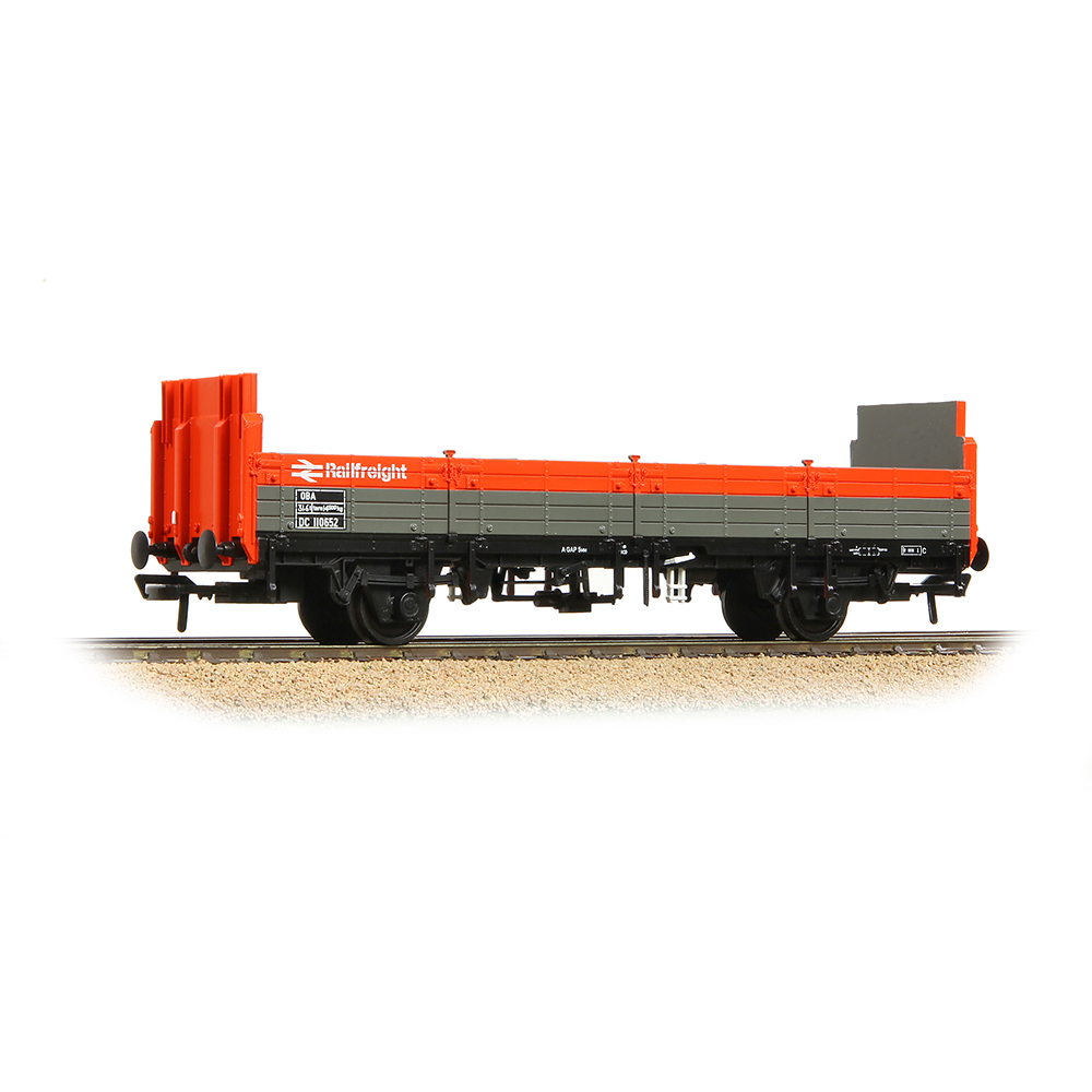 Bachmann Branchline 38-041D BR OBA Open Wagon High Ends BR Railfreight Red & Grey - OO Gauge