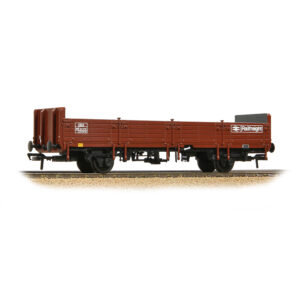 Bachmann Branchline 38-044A BR OBA Open Wagon Low Ends BR Freight Brown (Railfreight) - OO Gauge