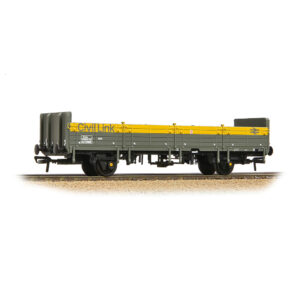 Bachmann Branchline 38-047 BR ZDA 'Bass' Open Wagon Low Ends BR Eng. 'Civil Link' Grey & Yellow - OO Gauge