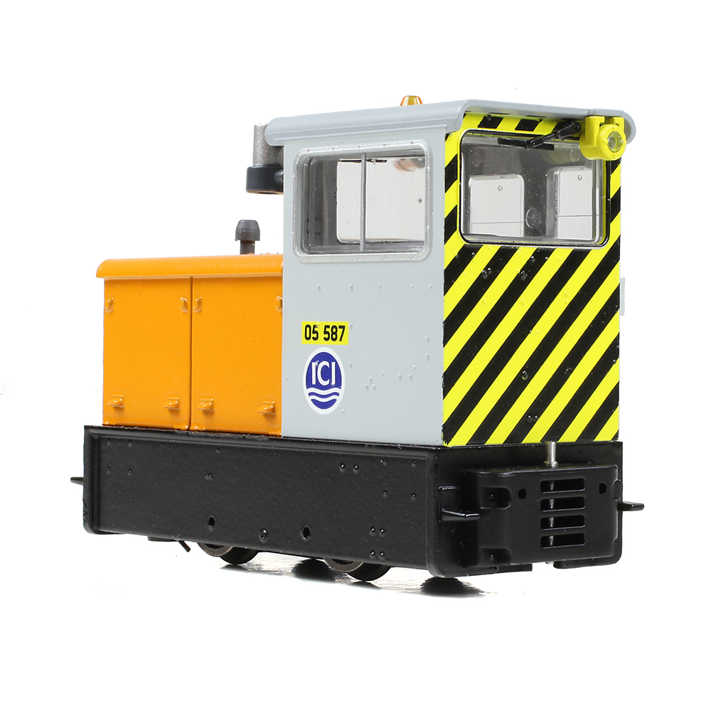 Bachmann Narrow Gauge 392-028 Baguley-Drewry 70hp Diesel ICI Orange & Grey - OO9 Gauge