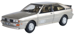 OXFORD DIECAST 76AQ003 AUDI QUATTRO METALLIC SABLE BROWN OO Gauge